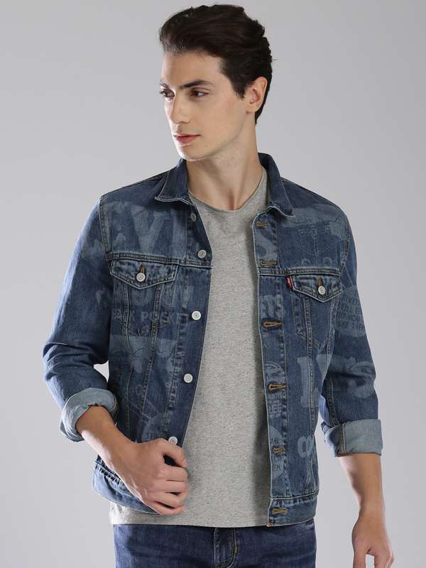 levis denim jacket myntra
