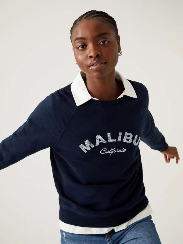 Navy Blue Women Sweatshirts Buy Navy Blue Women Sweatshirts