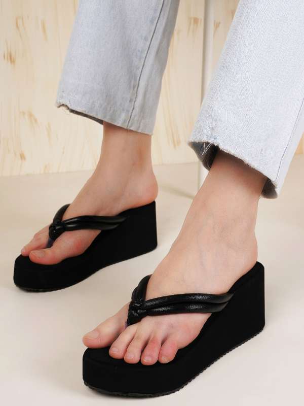 Black Wedge Heels at Rs 699/pair in Noida