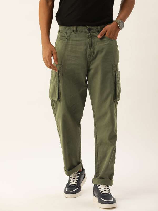 Kid's six-pocket cargo pants (Olive) Details