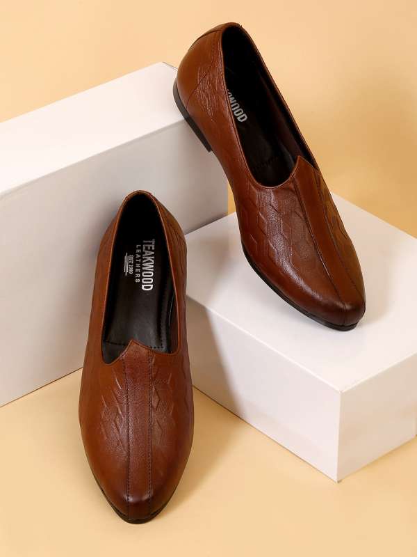 Teakwood leather shoes top online