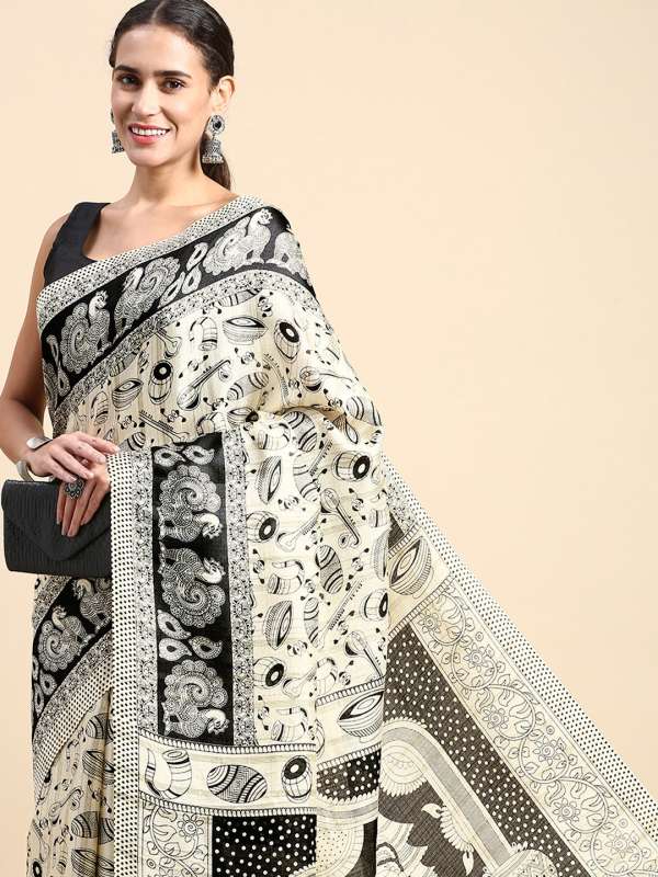 Bhagalpuri cheap sarees myntra