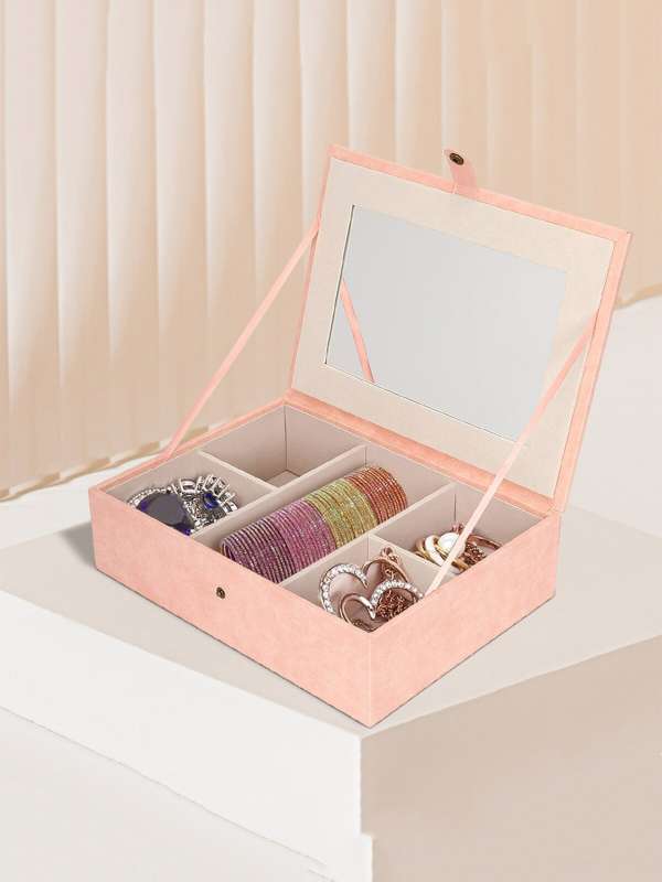 Dropship Jewelry Organizer Jewelry Box For Women Double Layer Travel For Necklace  Earring Rings PU Leather Jewelry Holder Case to Sell Online at a Lower  Price  Doba
