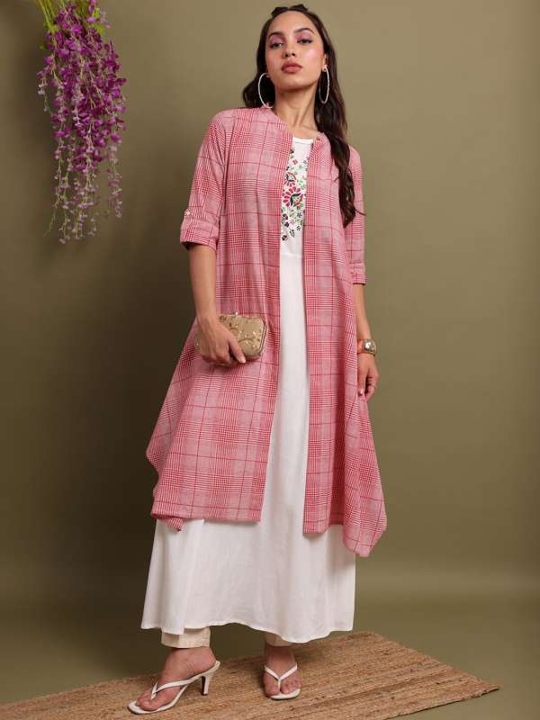Jacket discount kurti myntra