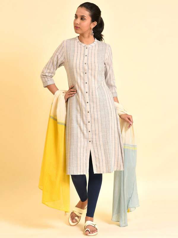 Cotton kurti deals dress material