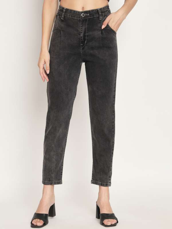 Black Jeans Women Buy Womens Black Jeans Online Myntra