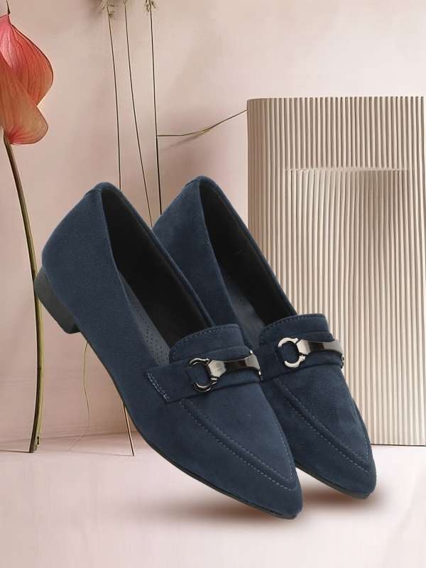 Women Blue Loafers Buy Women Blue Loafers online in India