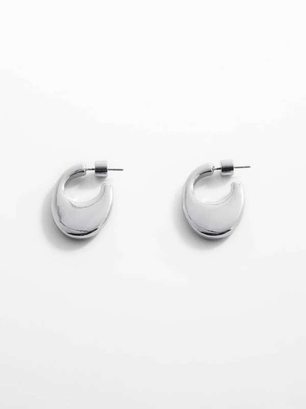 Face earrings mango shop