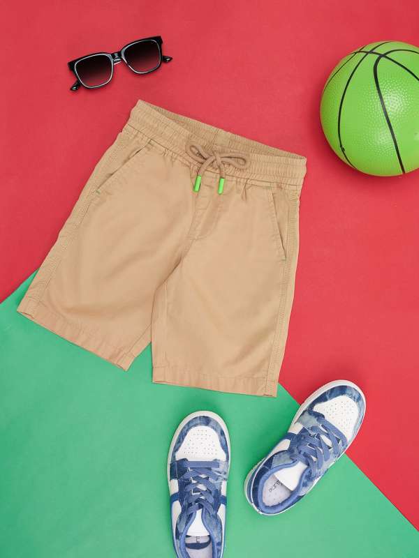 Boys Girls Khaki Shorts Buy Boys Girls Khaki Shorts online in India