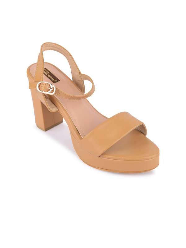 Tan store coloured heels