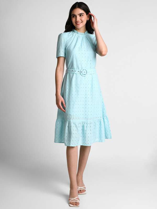 Allen Solly Women Knee Length Dresses Buy Allen Solly Women Knee
