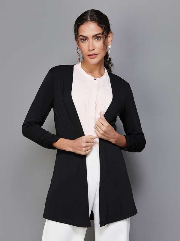 Buy black shrug online top