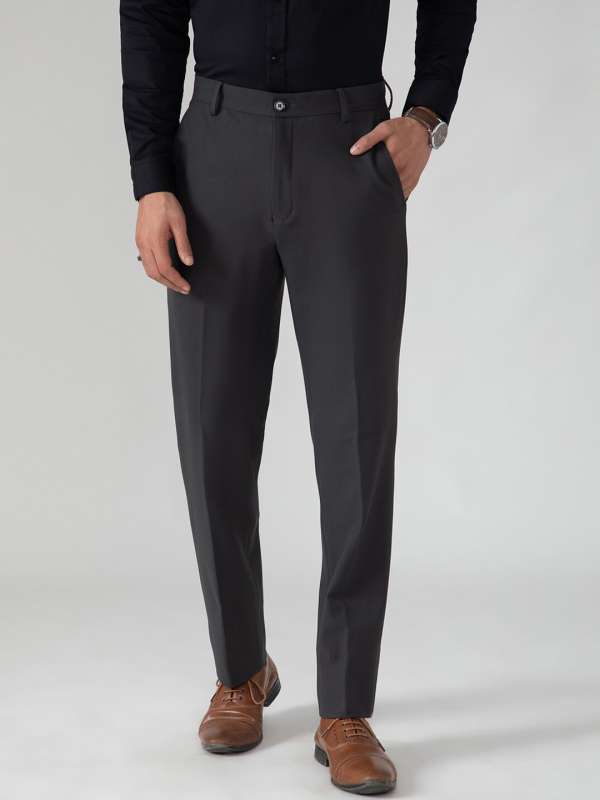 Firoji and Light Grey Color Winkle Free Stretchable Formal Pants  Fashionable and Classy