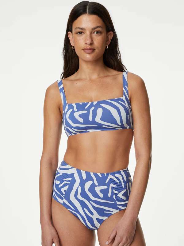 Next Black Printed Swim Top 8644421.htm Buy Next Black Printed