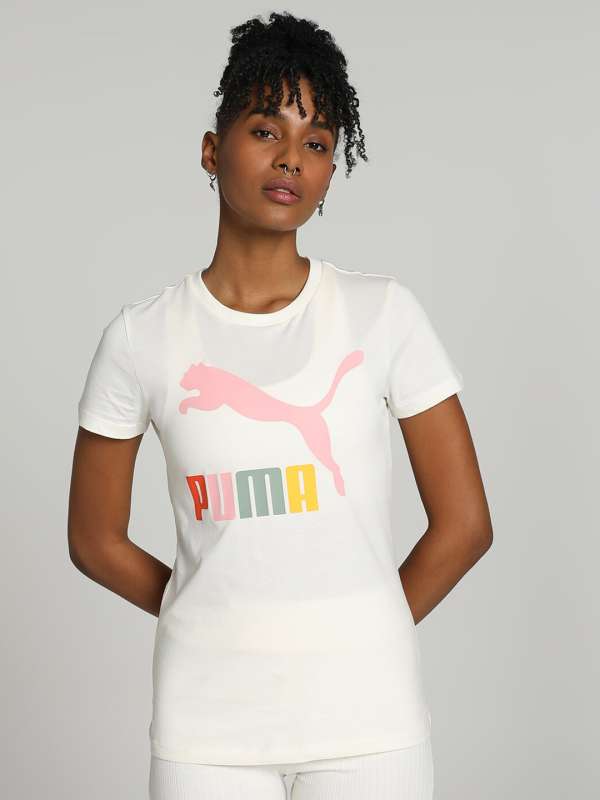 Puma white t shirt 2025