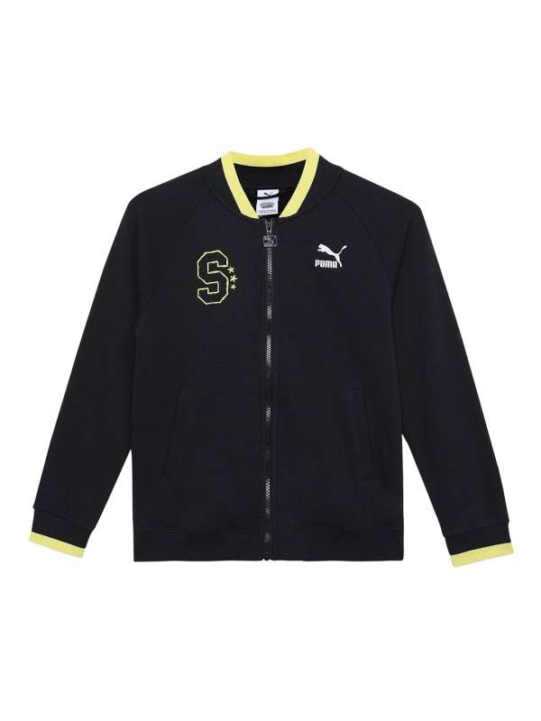 Puma jersey jacket hotsell