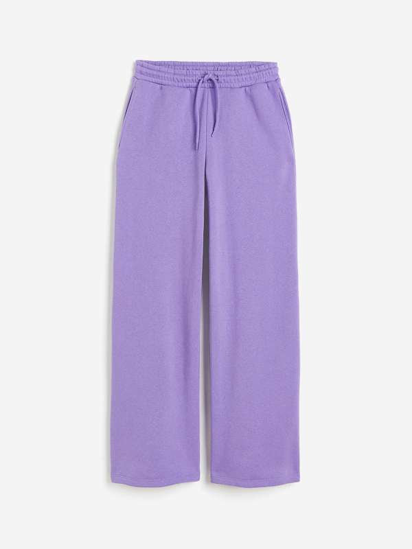 Vero Moda Purple Slim Fit High Rise Pants