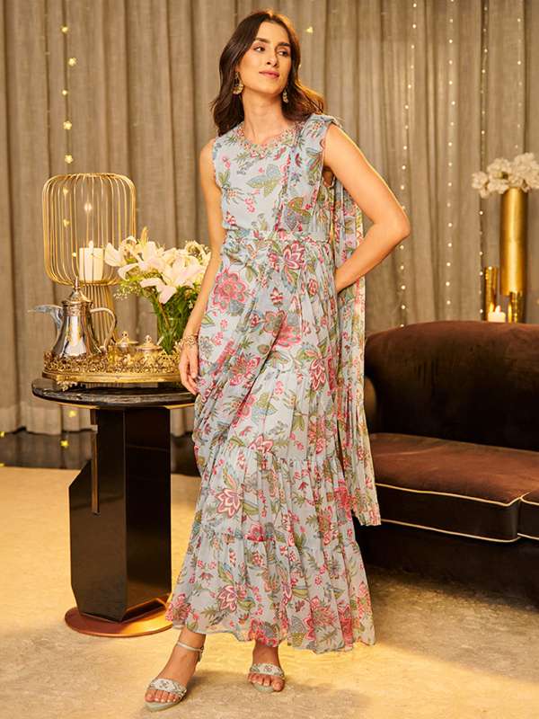 Indo western gown 2019 sales