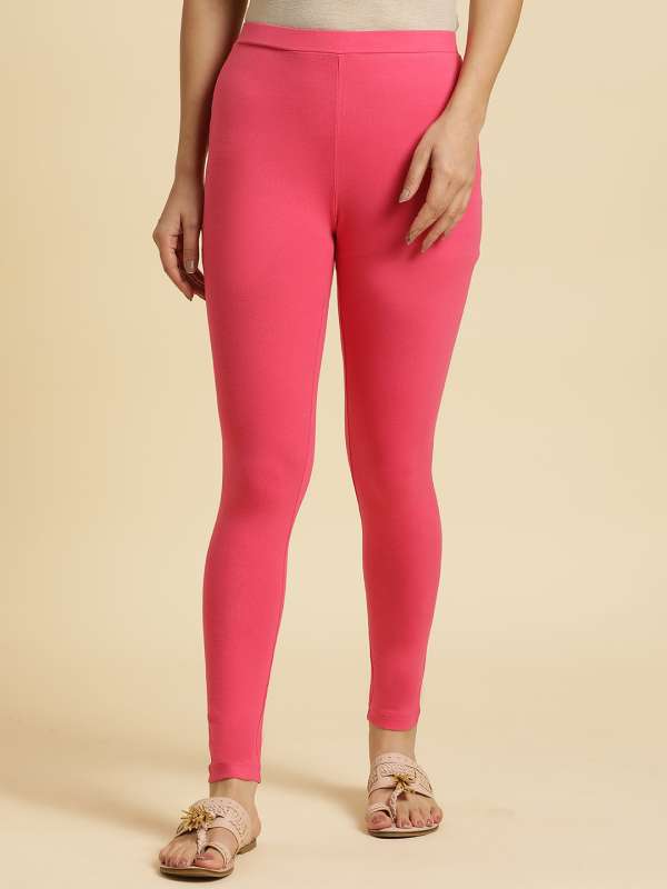 W Pink Leggings - Buy W Pink Leggings online in India
