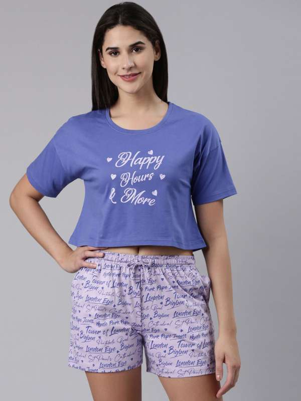 Night suits discount for ladies myntra