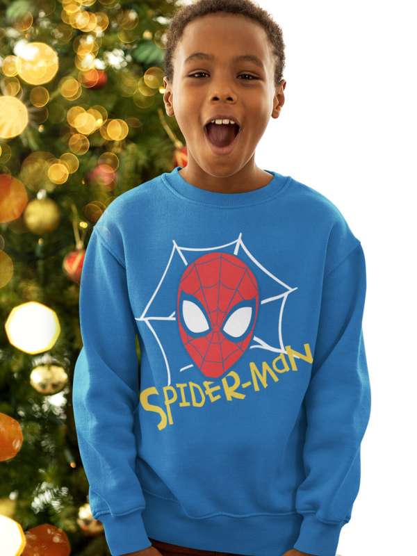 Blue Spider-Man Sweatshirt