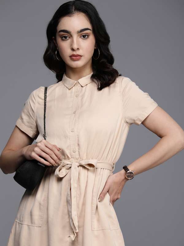 Allen solly dresses myntra on sale