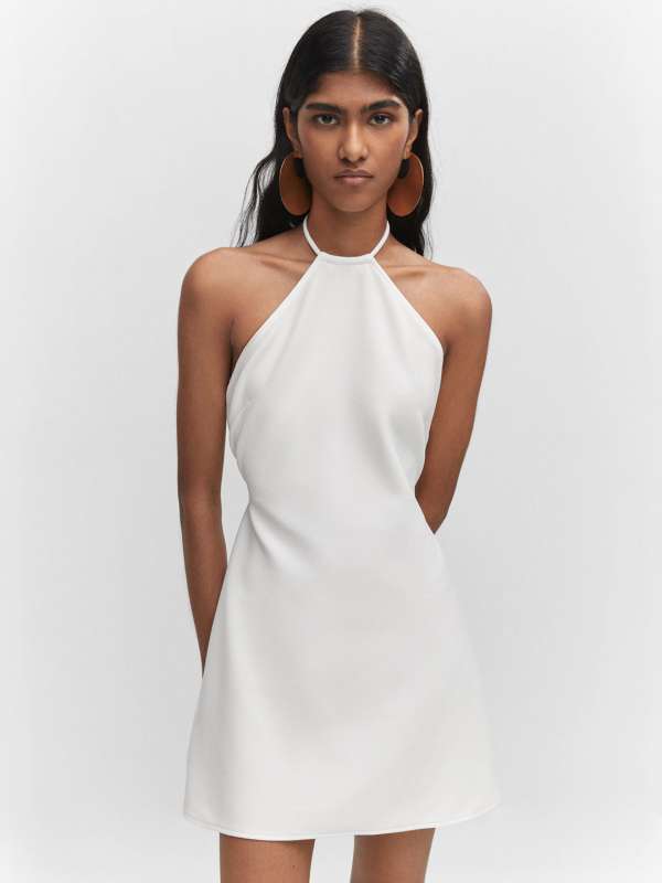 Mango white dress outlet