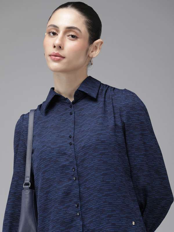 Van Heusen Women Self Design Clothing Buy Van Heusen Women Self Design Clothing online in India