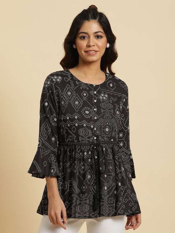 W brand tops in myntra discount