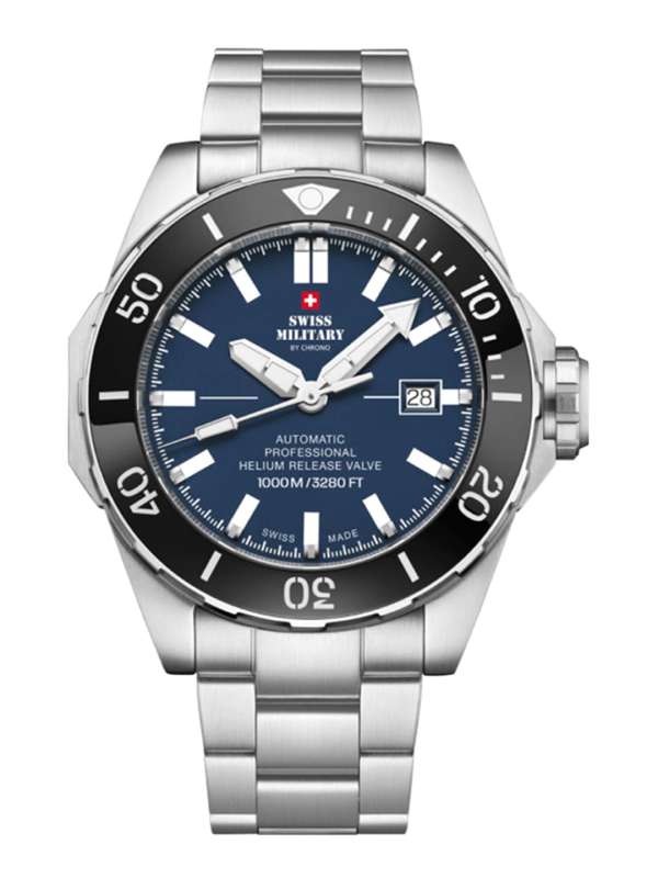 Swiss Military Blue Analogue Watch Buy Swiss Military Blue Analogue Watch online in India