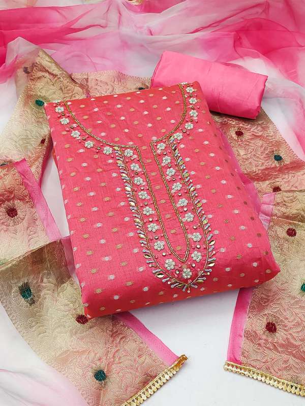 Myntra unstitched hotsell salwar suits