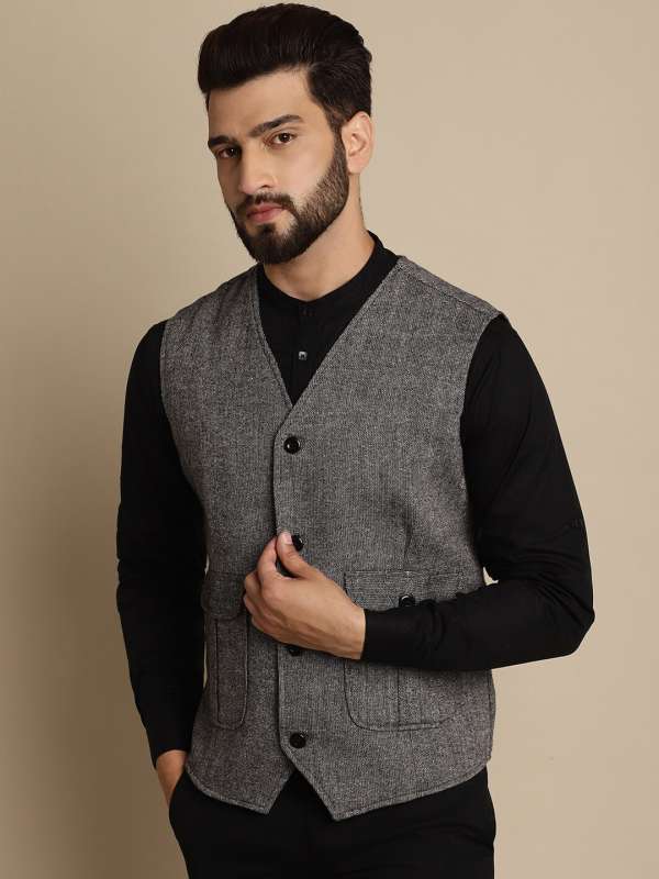 Grey clearance color waistcoat