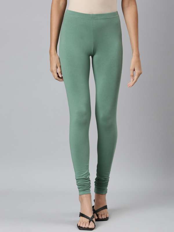 Green Women Leggings Lux Lyra Go Colors - Buy Green Women Leggings