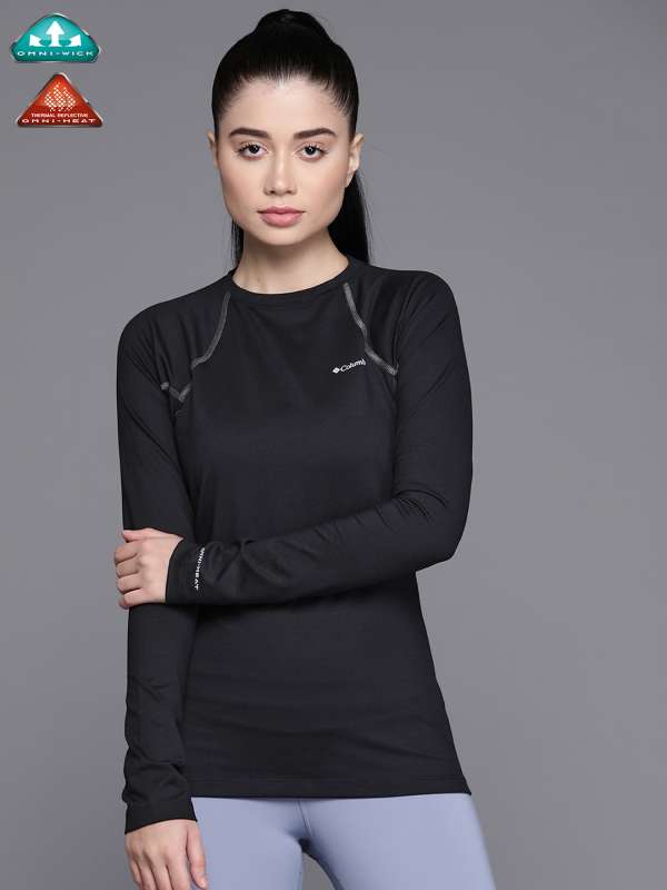 Buy Columbia Womens Black Colour Midweight Stretch Tight Thermal Bottom  online