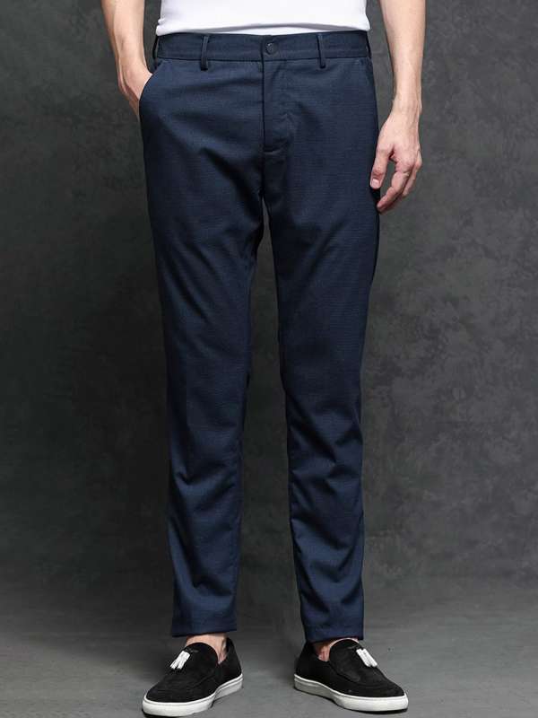 Gold Navy Blue Men Casual Trousers Hummel - Buy Gold Navy Blue Men Casual  Trousers Hummel online in India