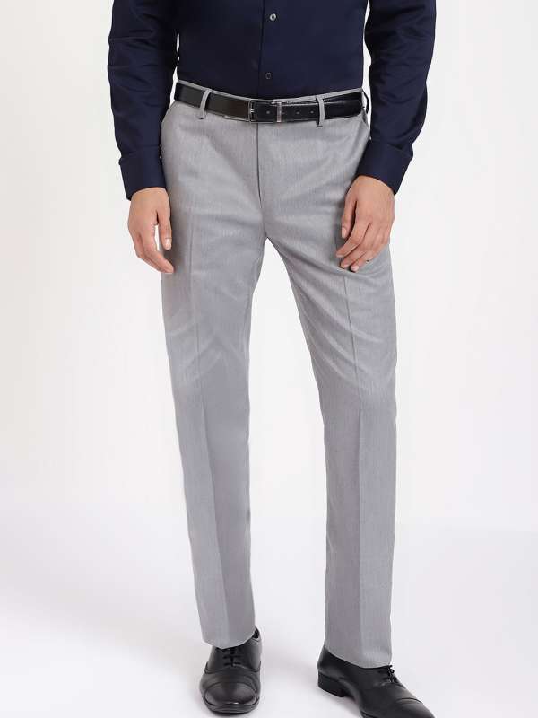 Buy Arrow Tailored Regular Fit Heathered Formal Trousers  NNNOWcom