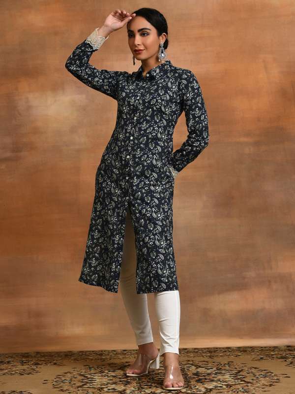 High neck 2025 kurta design