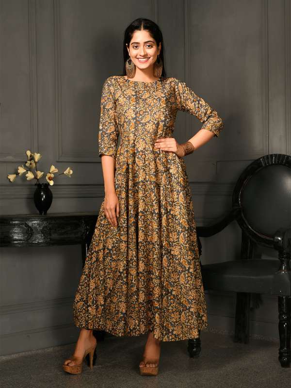 Kalamkari anarkali clearance dress
