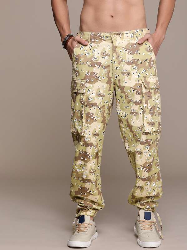 Army track hot sale pants myntra