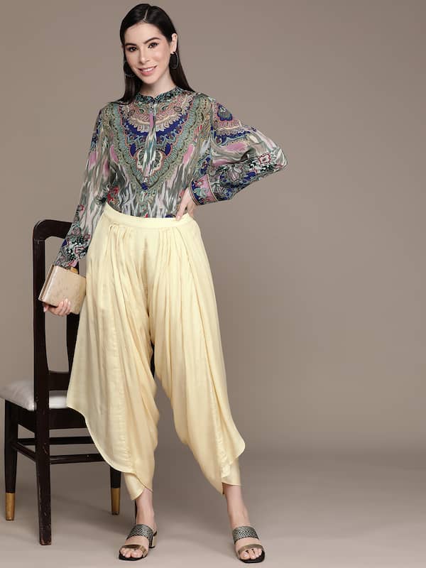 Get Fantasy Cowl Waist tie up Casual Pant at  1599  LBB Shop