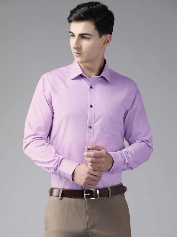 Lavender formal shirt sales