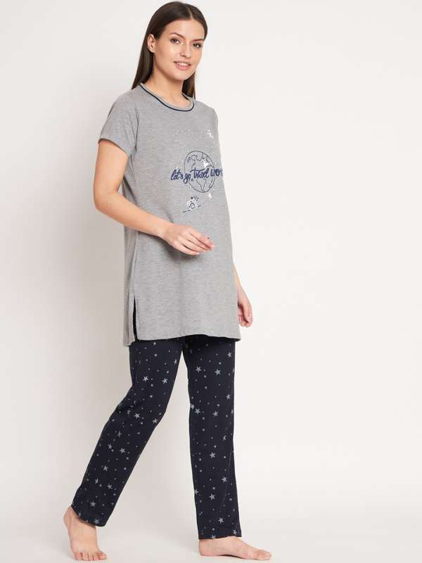Night dress lower top t shirt