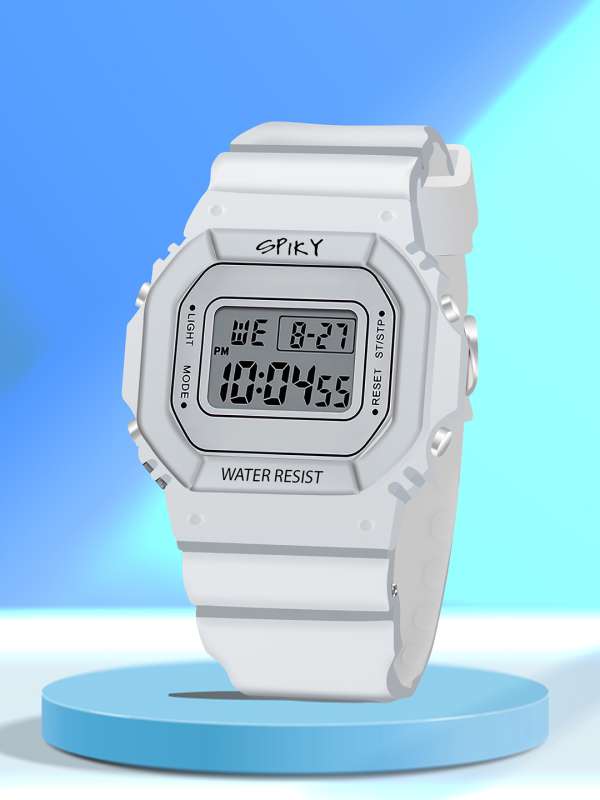 White Digital Watch Buy White Digital Watch online in India