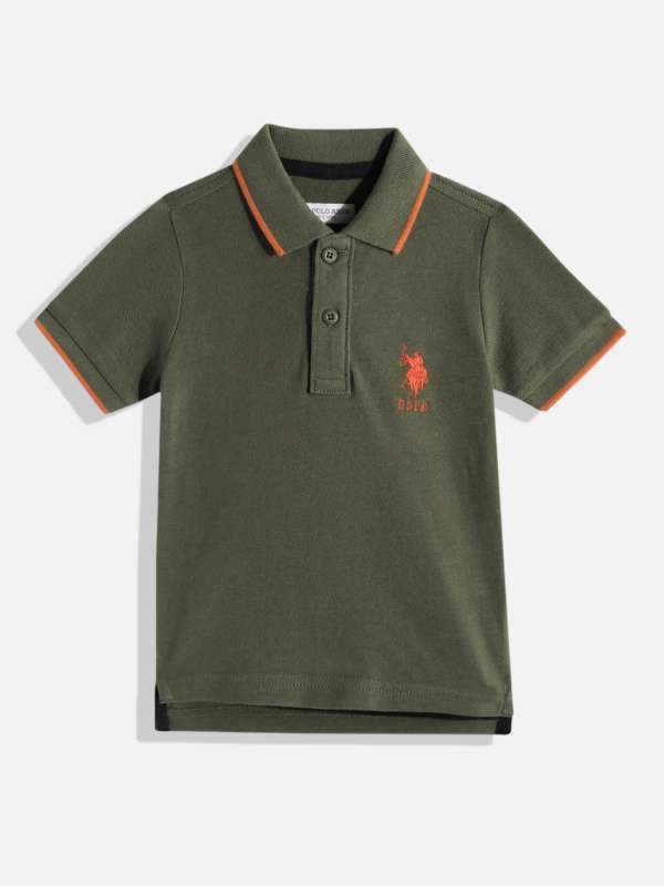 Skechers polo shirt kids brown deals