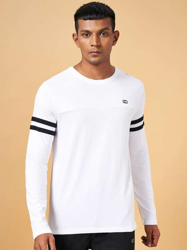 Ajile By Pantaloons Tshirts.ajile by pantaloons men white solid