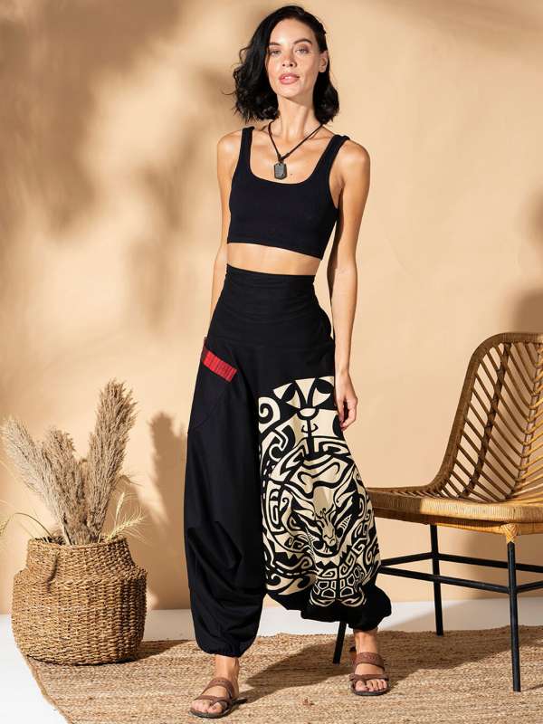Buy MILLION STORE Women Funky Printed Dance Harem Balloon Pants Online at  Best Prices in India - JioMart.