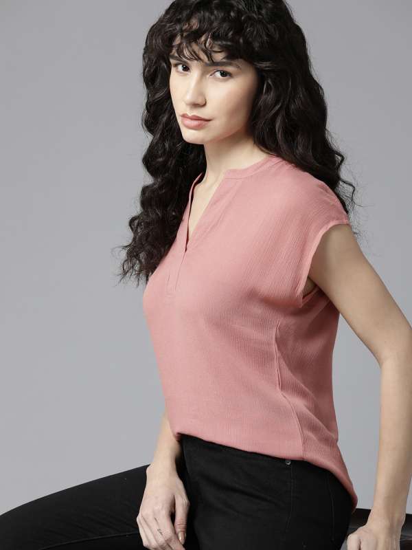 Roadster - By Myntra Women Casual Pretty Pink Solid Sleevesless