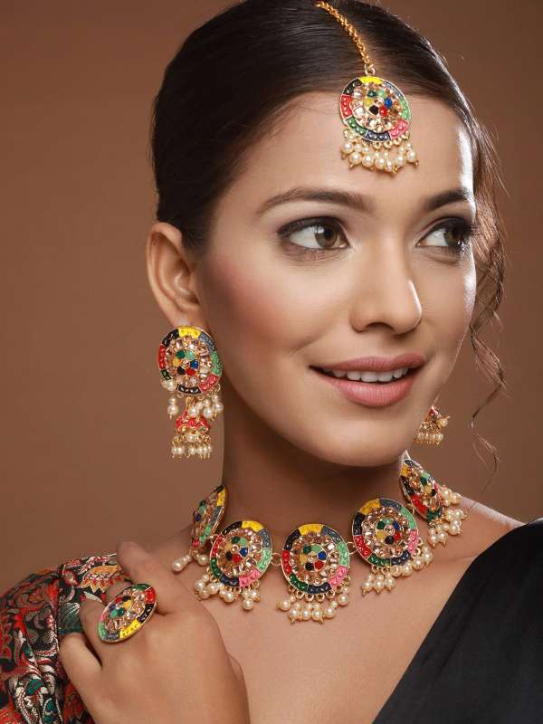 Meenakari jewellery online shopping clearance