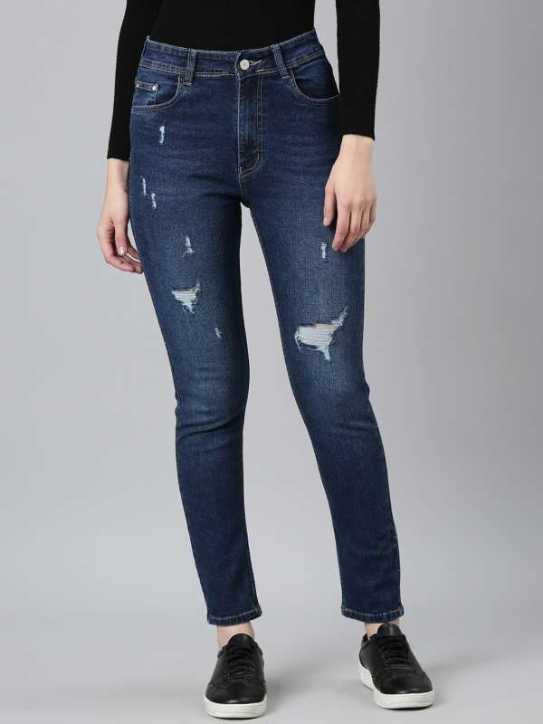 Ripped jeans for deals girls myntra