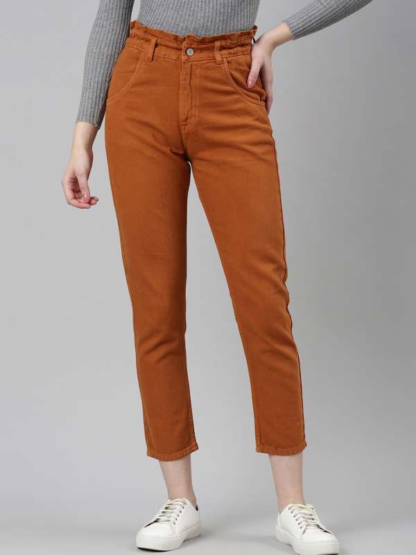 Tan jeans womens hotsell